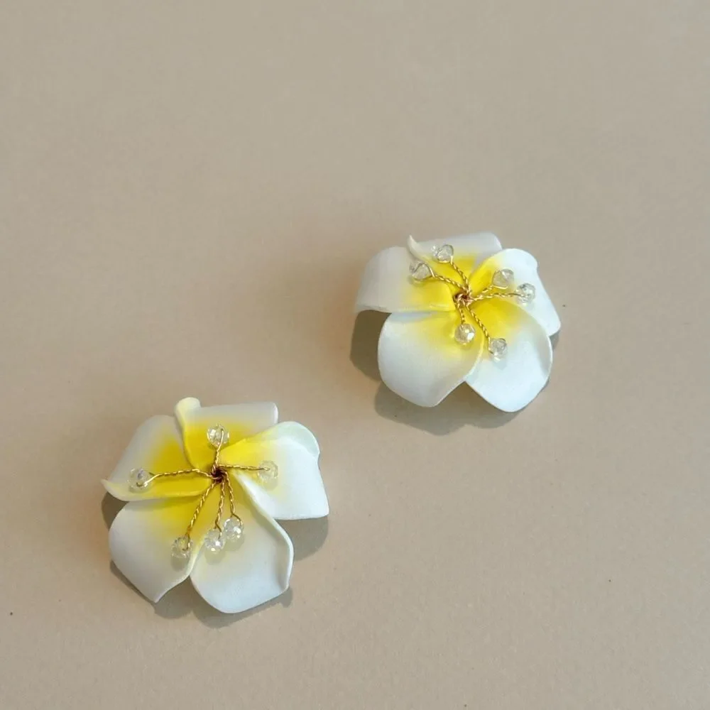 Boho flower earrings N1326